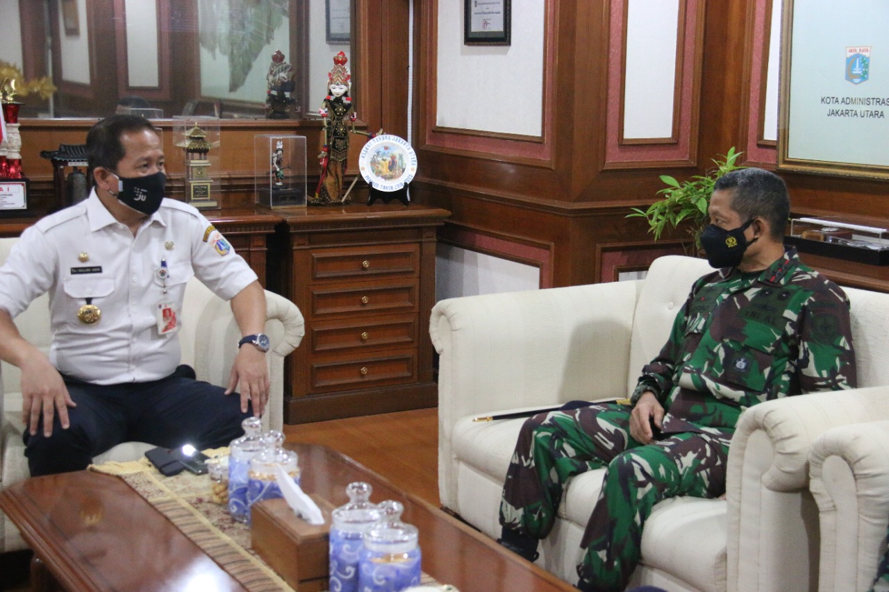 Panglima Kolinlamil Courtesy Call Walikota Jakarta Utara