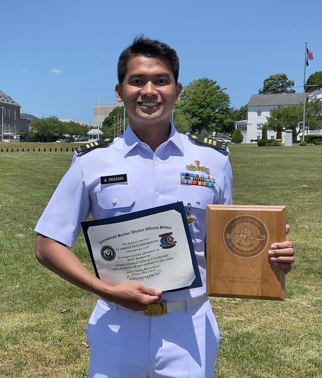 Perwira TNI AL Raih Nilai Tertinggi di U.S. Naval War Collage