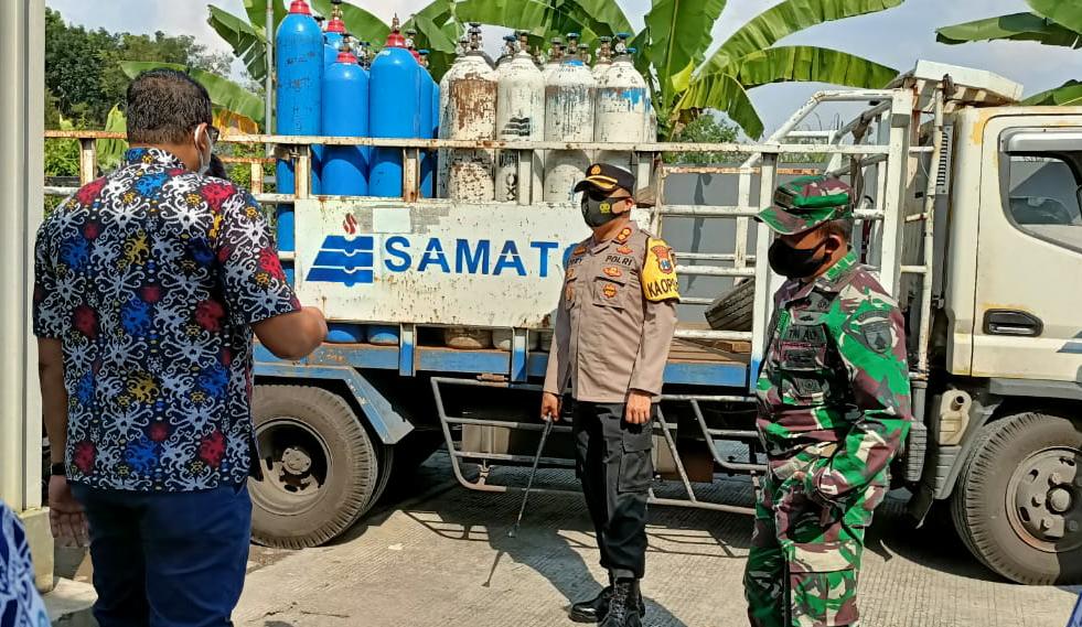 Forkopimda Kabupaten Madiun Sidak PT Samator, Pastikan Ketersediaan Tabung Gas Oksigen Aman