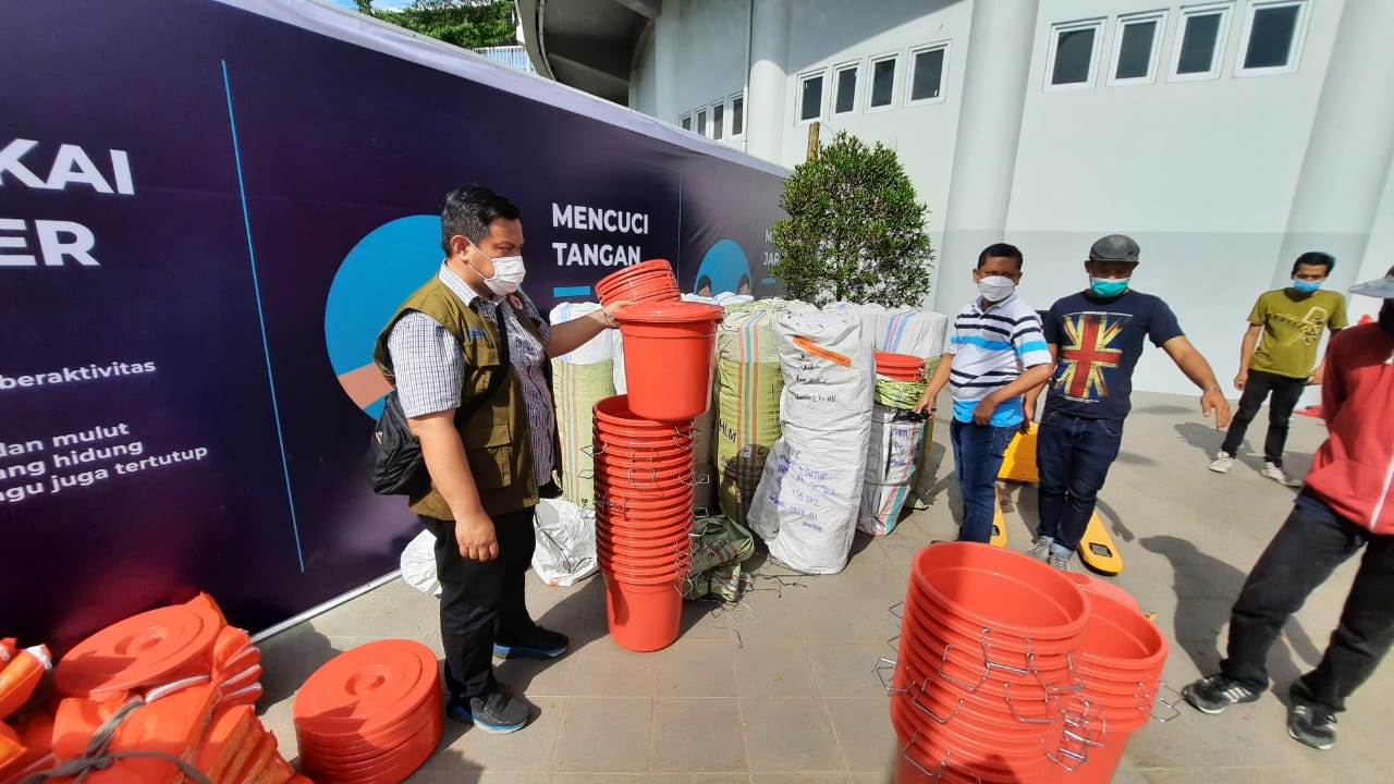 BNPB Terus Distribusi Logistik Peralatan ke Rusun Pasar Rumput