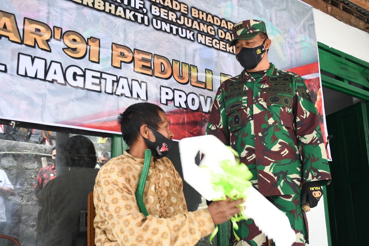 Bhadar ’91 Wujudkan Mimpi Mbah Gito MIliki Rumah Layak Huni