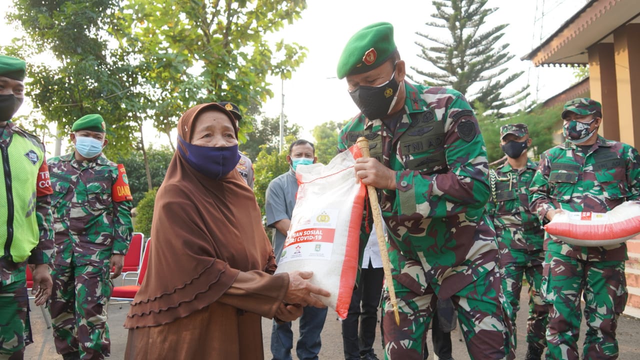 Danrem 061/Sk : Masa Pandemi Covid 19, Dhuafa, Yatim Piatu Tanggungjawab Bersama