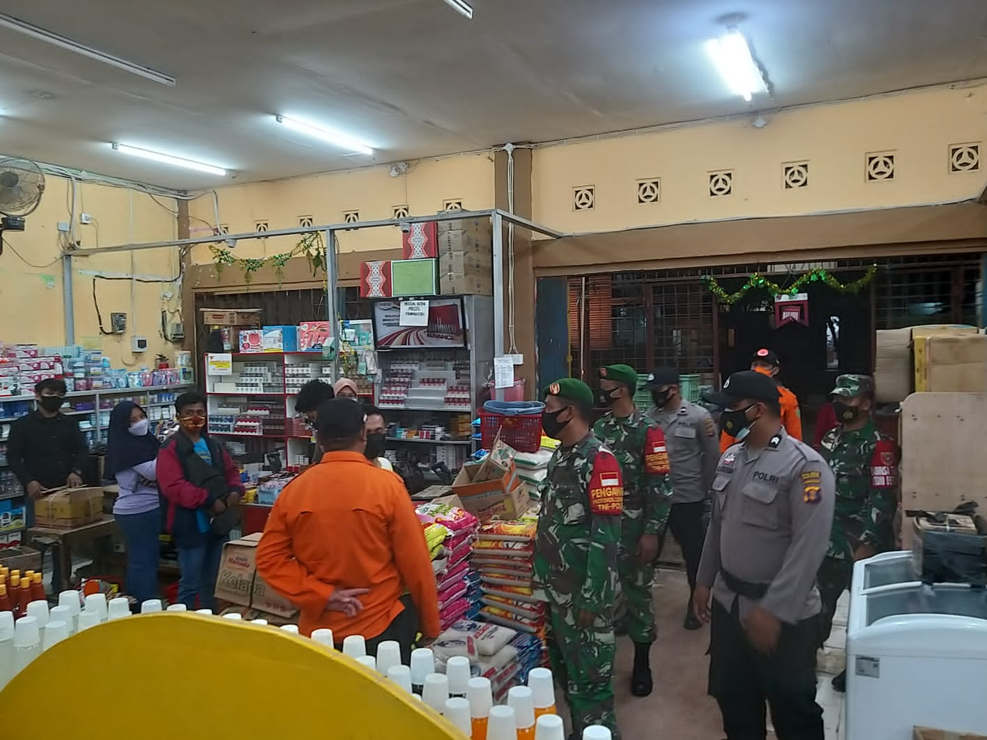 Kodim 0913/PPU Bersama Instalasi Terkait Gelar Apel Gabungan dan Patroli Siaga Malam Hari Raya Idul Adha 1442 H