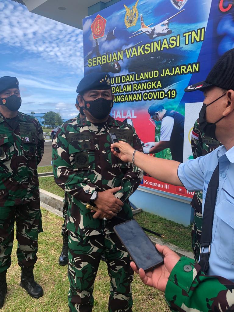 Pangkoopsau III Perintahkan Agar Serbuan Vaksinasi Lebih Diintensifkan