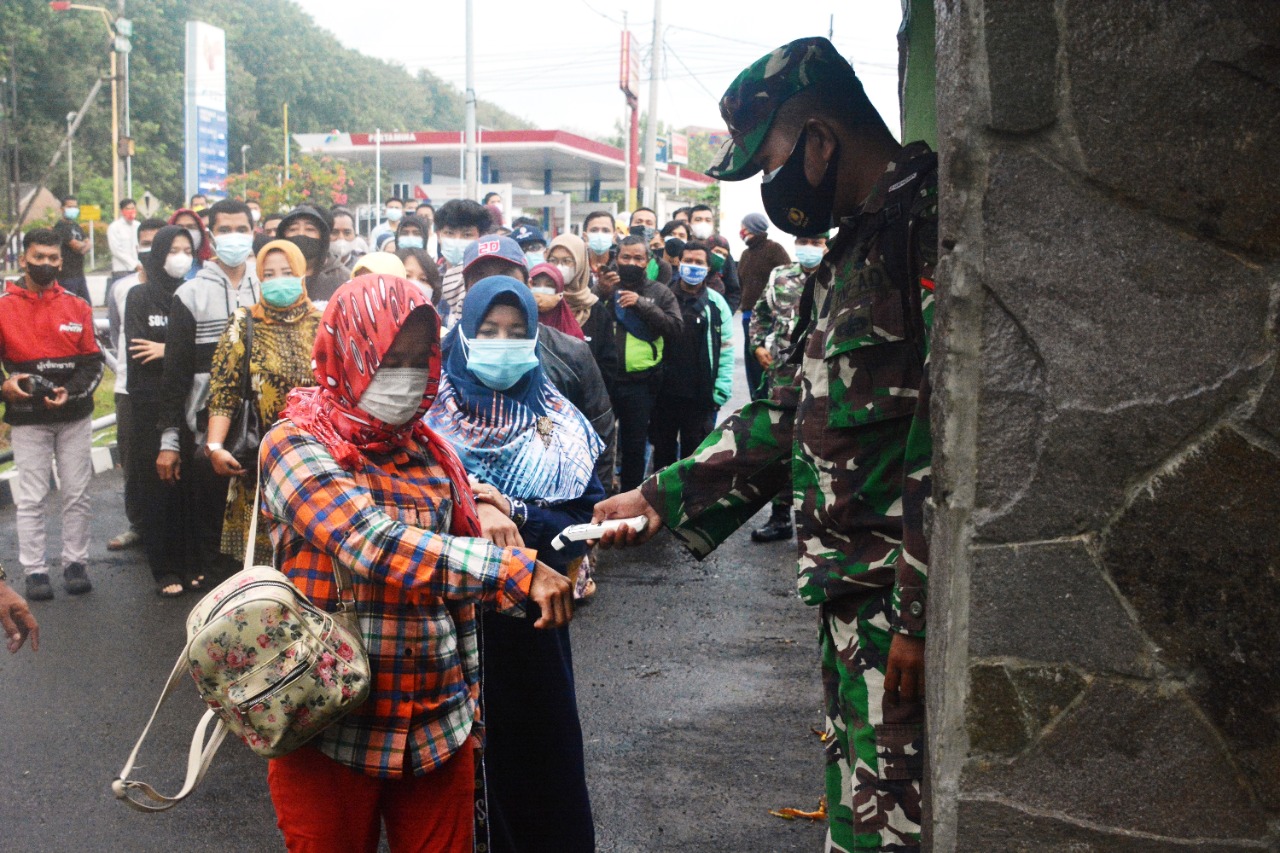 Membludak Peserta Vaksinasi Tahap Kedua, Capai 1.015 Orang Serbu Korem 063/SGJ