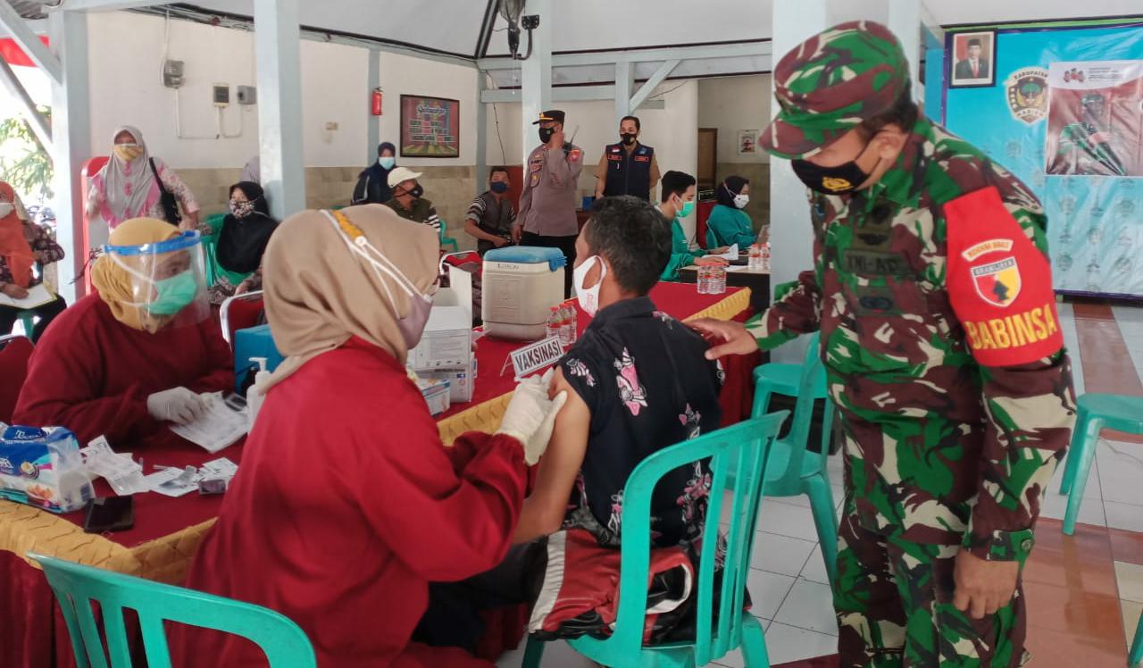 Percepat Pencapaian Herd Immunity, Kodim 0803/Madiun Kembali Gelar Serbuan Vaksinasi