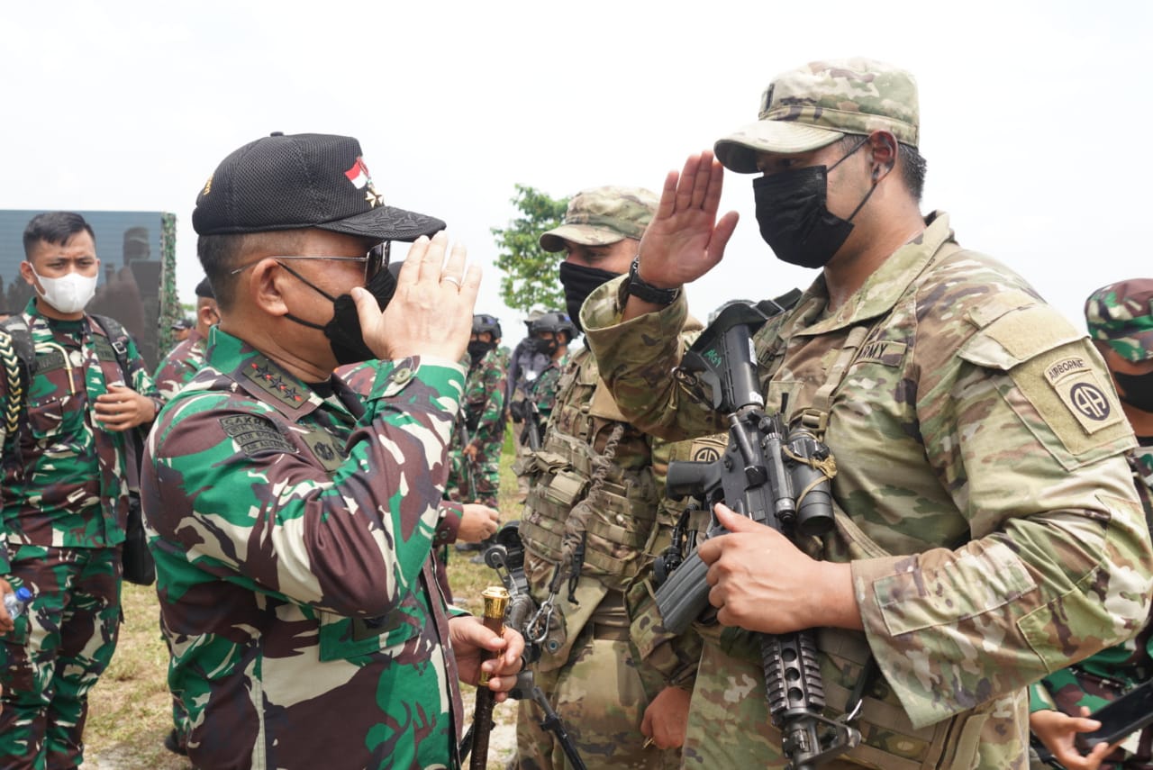 Panglima Kostrad Hadiri Pembukaan Latma Garuda Shield Ke-15/ 2021