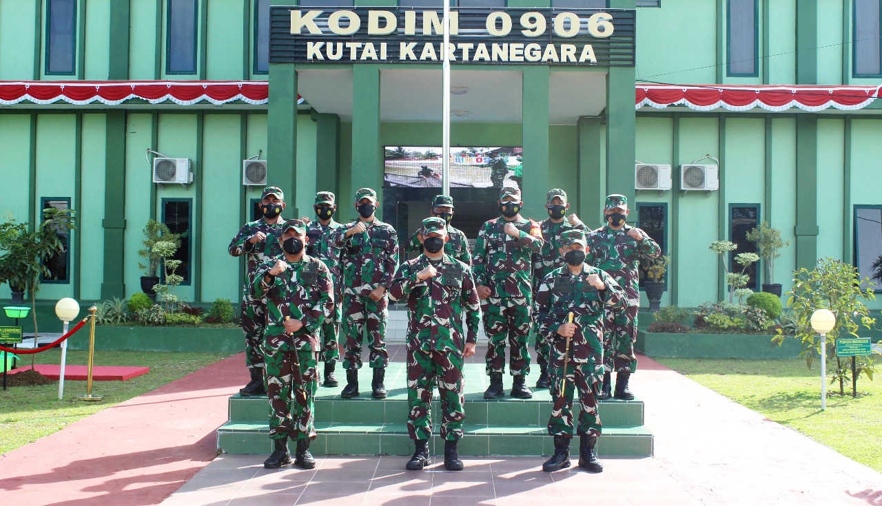 Sambangi Kodim Kukar, Irjenad Sampaikan Kesan “Istimewa”