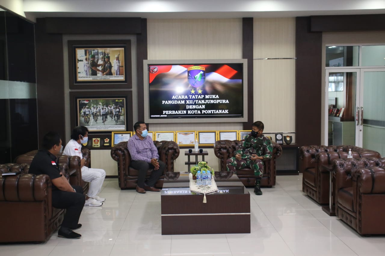 Jalin Silahturahmi dan Kerjasama, Pangdam XII/Tpr Audensi Dengan Pengurus Perbakin Kota Pontianak