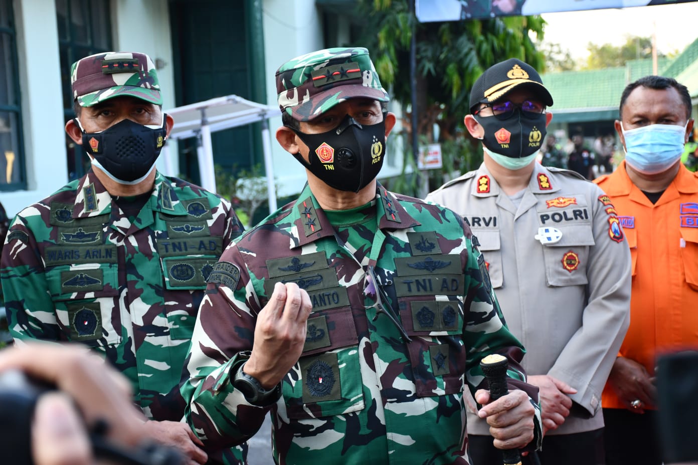 Didampingi Danrem 081/DSJ, Pangdam Cek Penerapan Silacak di Nganjuk