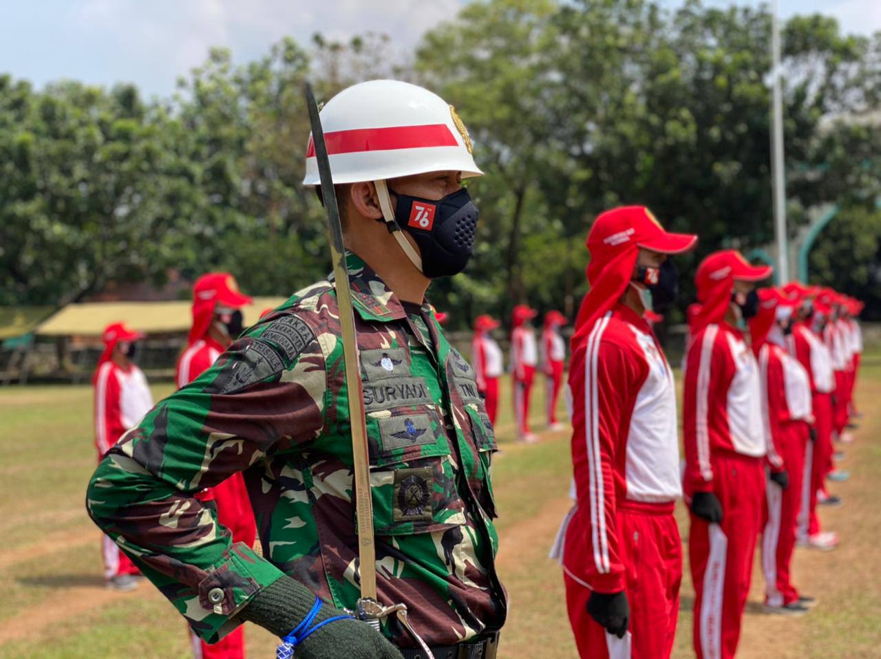 Prajurit Kostrad Kapten Inf Suryadi Nataatmaja Jadi Komandan Kompi Paskibraka Upacara HUT RI di Istana Negara