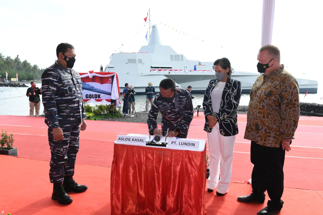 KRI Golok-688 Tambah Kekuatan Kapal Striking Force TNI AL