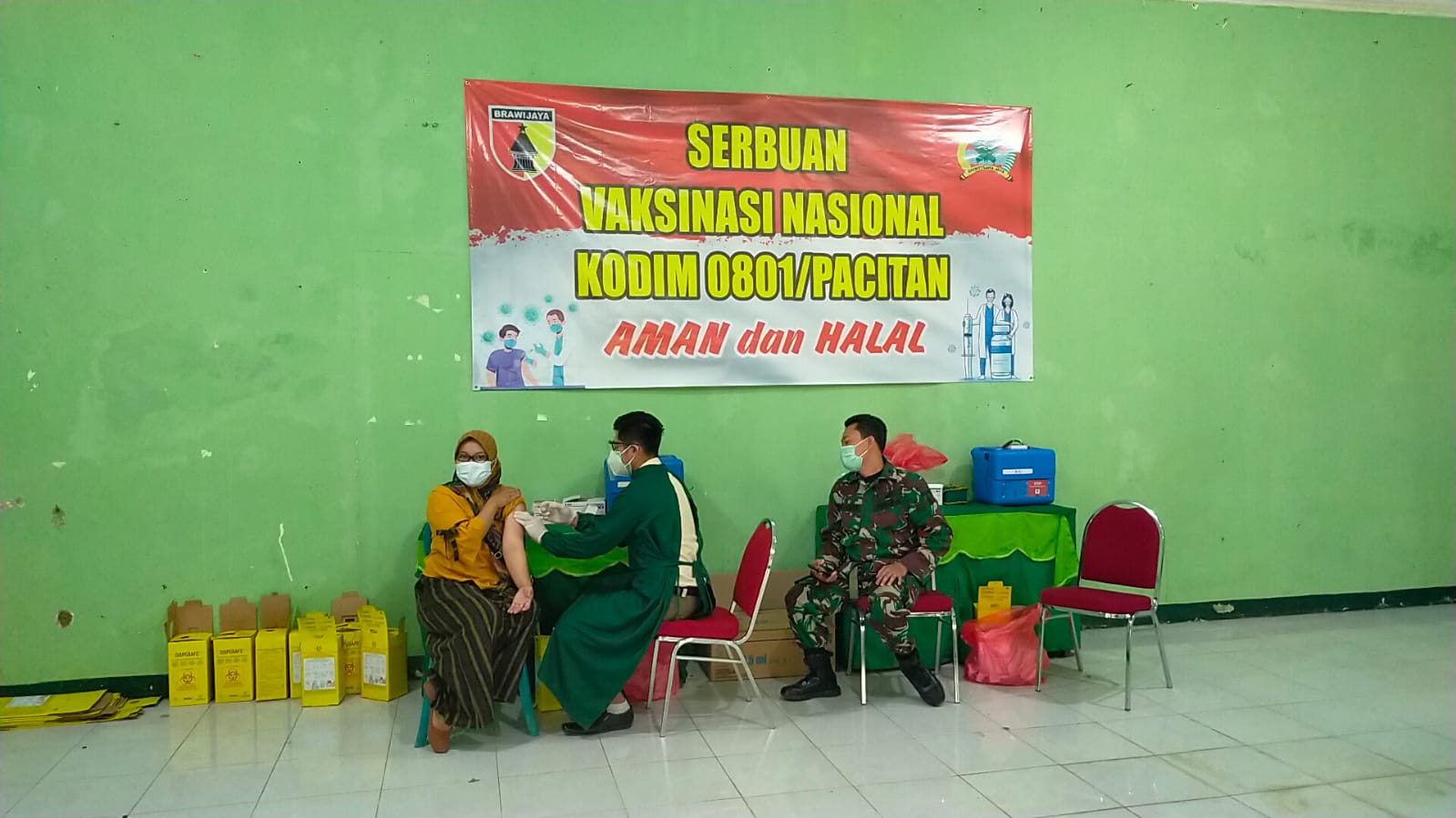 Guna Mencegah Penyebaran Virus Covid 19, Serbuan Vaksinasi di Wilayah Pacitan Terus Dilakukan