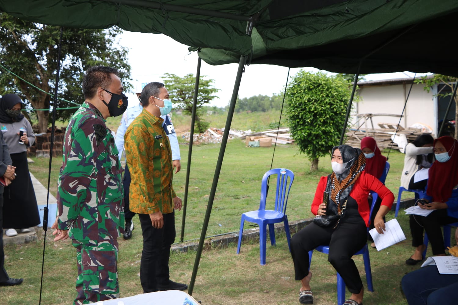 Koopsau II Dan Lanud Iswahjudi Gelar Vaksinasi Gratis Di Daerah Latihan