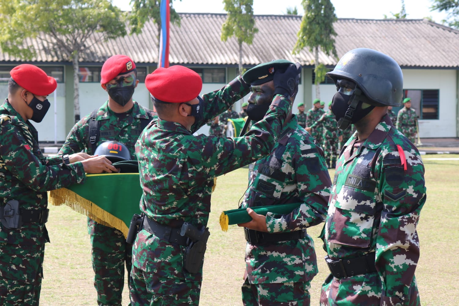 Danpusdiklatpassus Tutup Latihan Pembentukan Raider