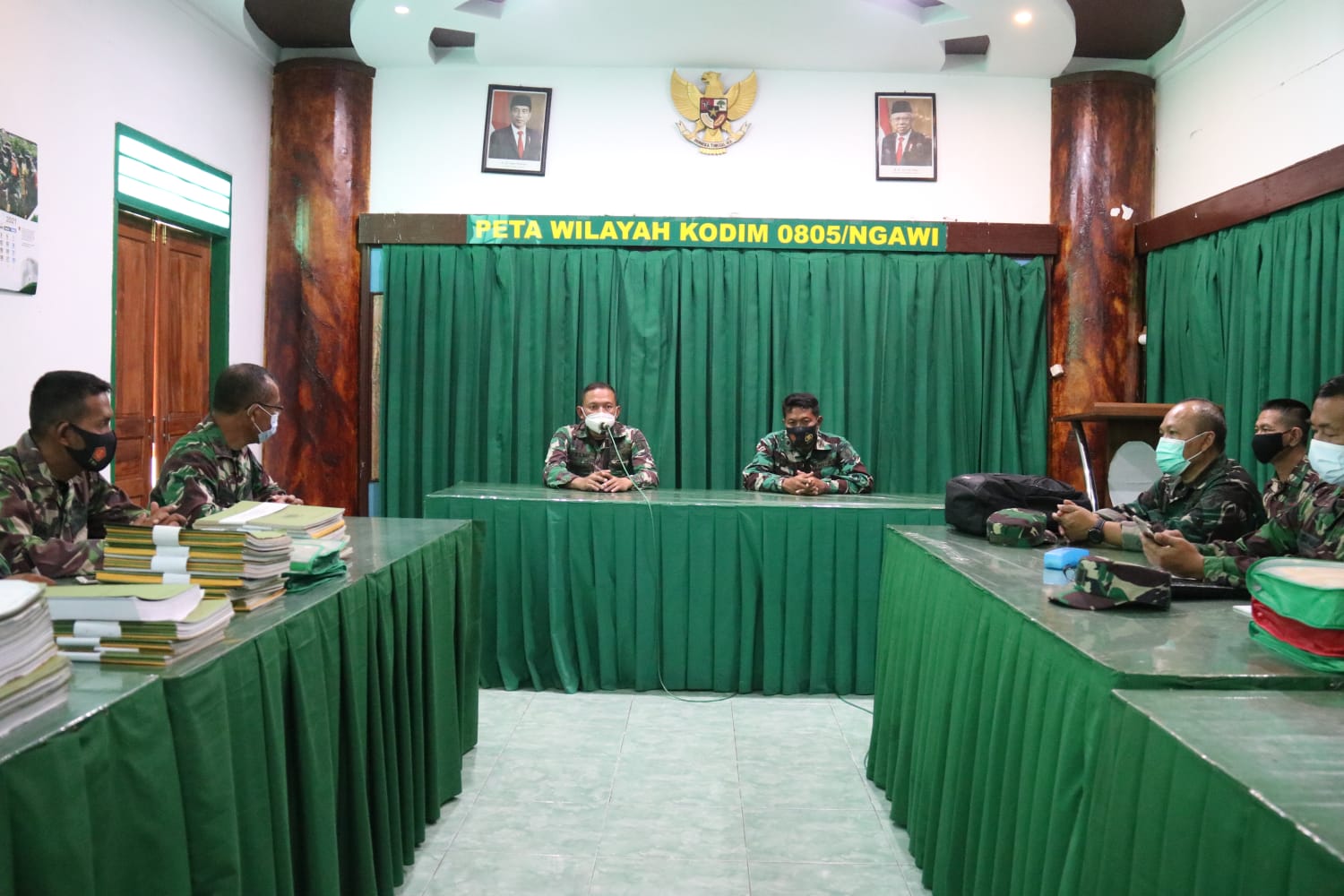 Kodim Ngawi Terima Kunjungan Tim Dal Proggar Kodam V/Brawijaya