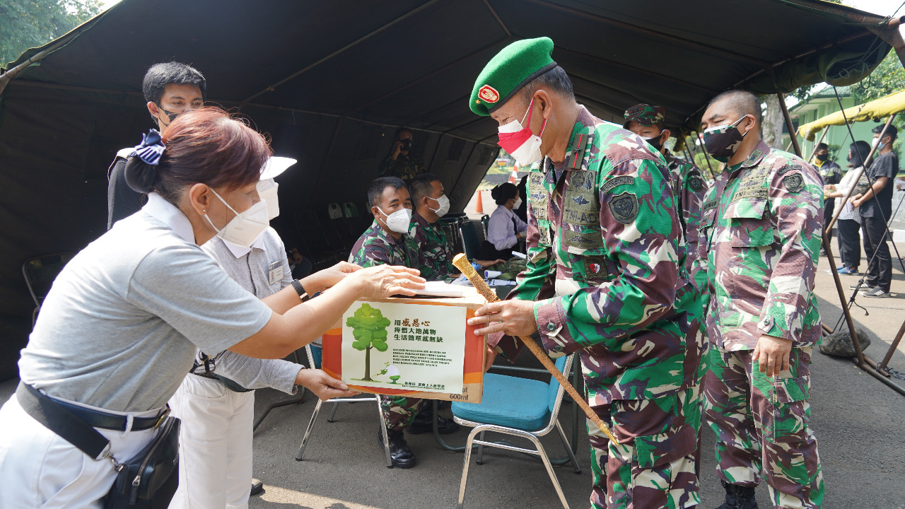 Capai 342.183 Orang Serbuan Vaksinasi Jajaran Korem 061/SK