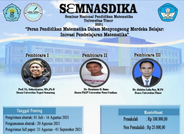 Berbagi Ilmu dan Pengalaman, Prodi Pendidikan Matematika Unimor Gelar SEMNASDIKA