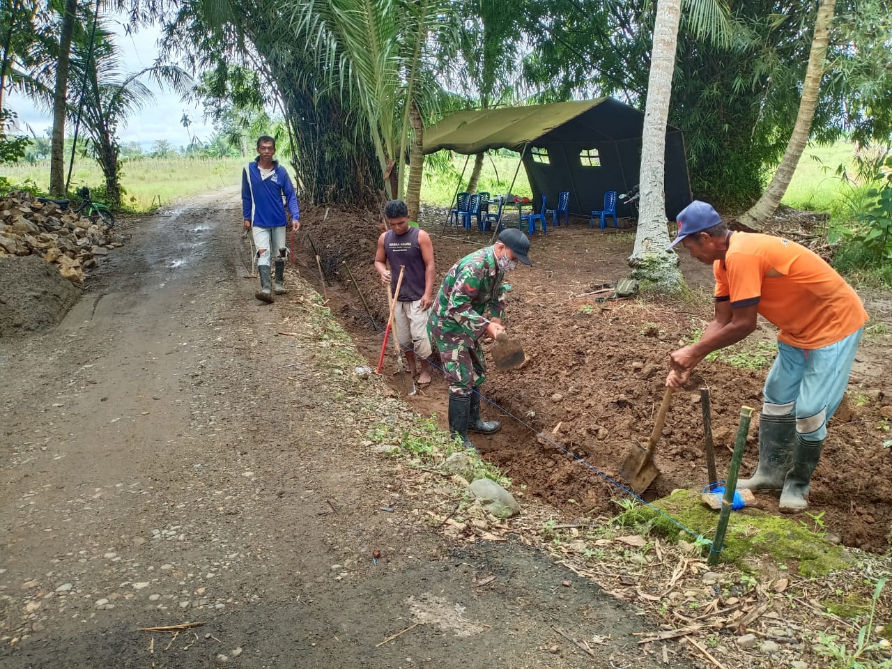 Gotong Royong Kunci Suksesnya Program TMMD