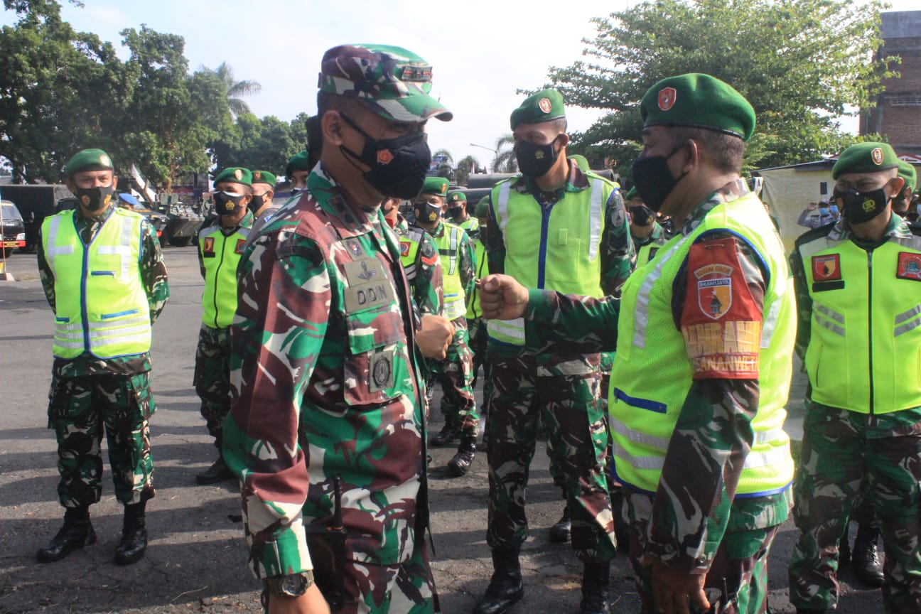 Kodim 0808/Blitar Gelar Apel Pasukan, Persiapan Pengamanan VVIP Kunker Presiden RI Joko Widodo