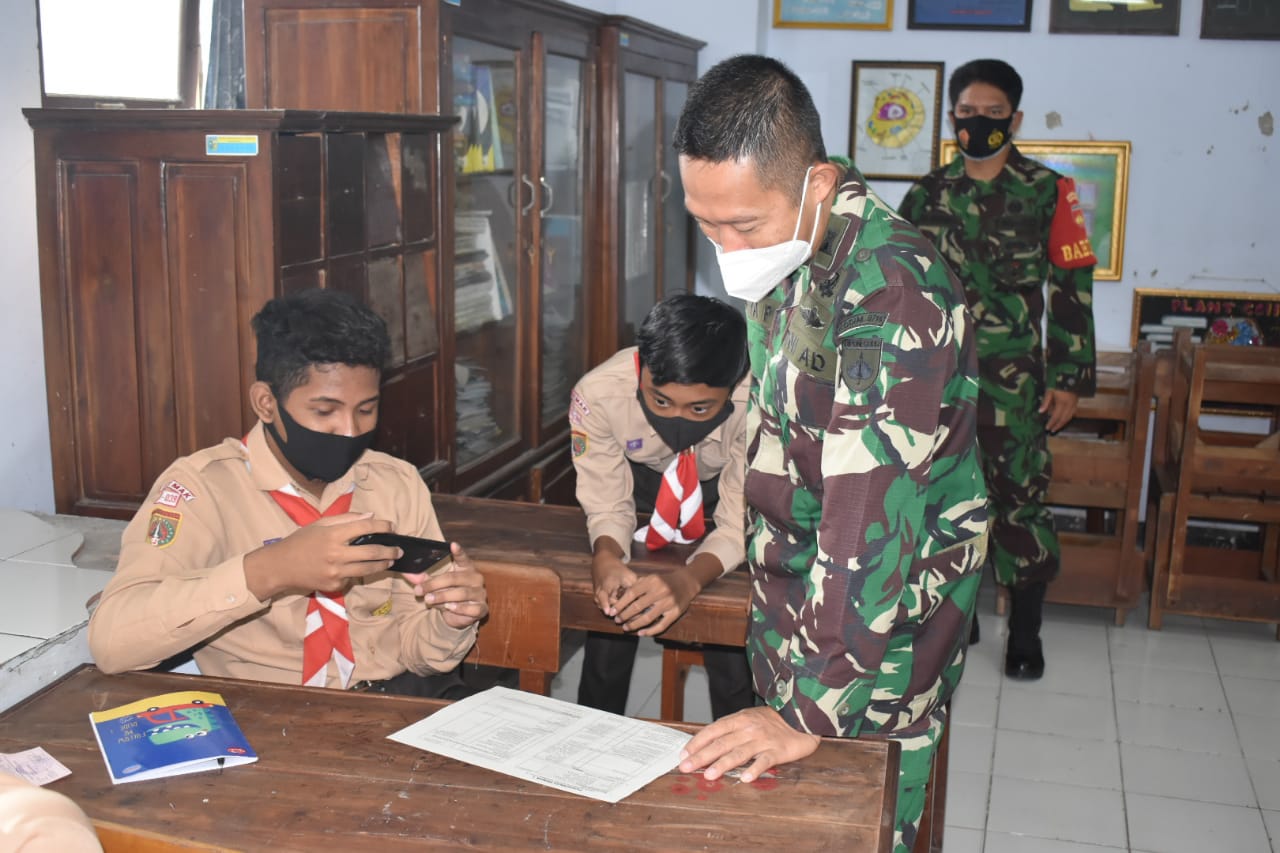 Dandim Dampingi Forkopimda Demak Tinjau Pembelajaran Tatap Muka Terbatas