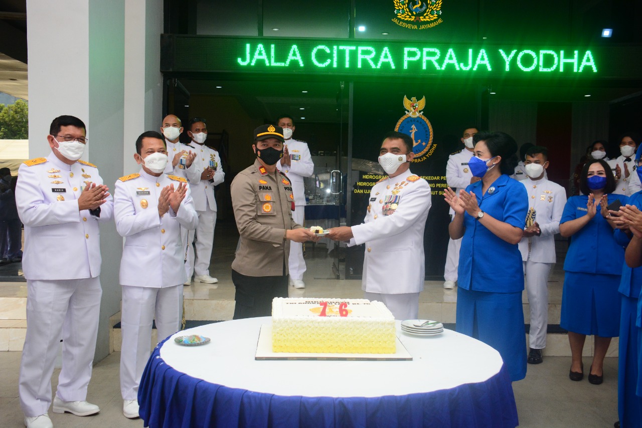 Bangun Sinergitas, Polsek Pademangan Kunjungi Pushidrosal