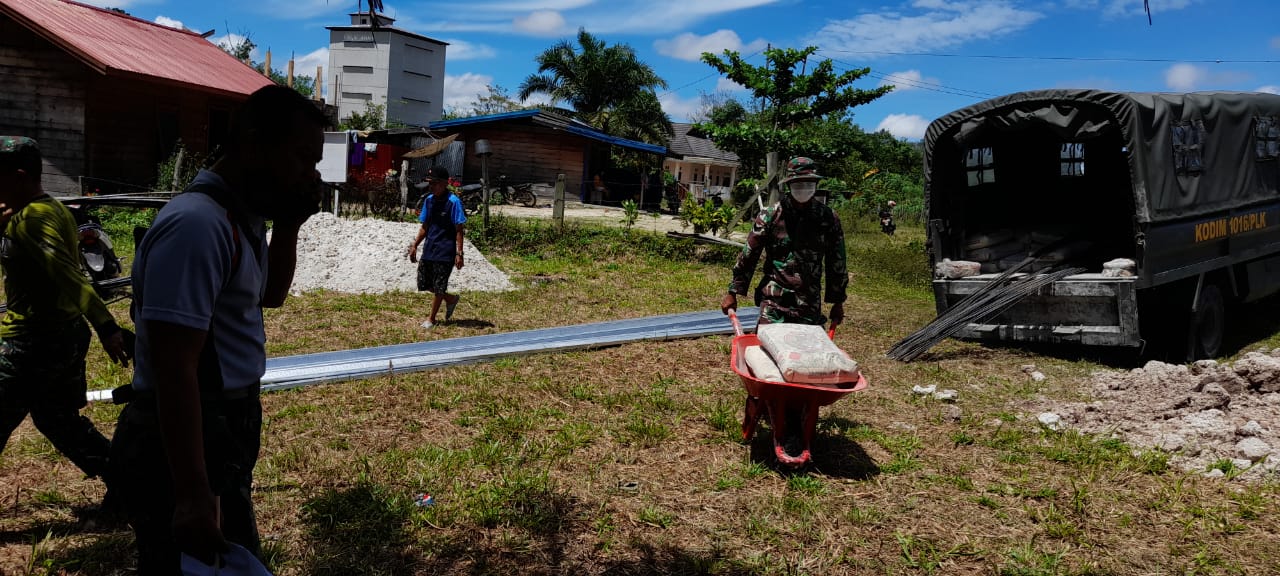 Pos Kamling Wilayah Kampuri Akan Dibangun Dalam Pelaksanaan TMMD ke – 112