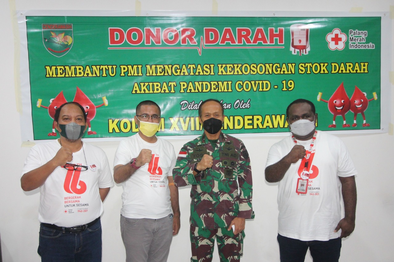 Jelang PON XX, Perbakin dan Kodam XVII/Cenderawasih Gencarkan Serbuan Vaksinasi Covid-19