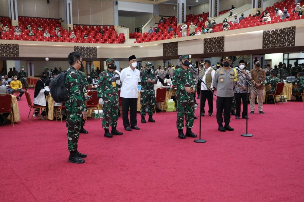 Panglima TNI : Cegah Penyebaran Covid-19, Prokes dan Vaksinasi Sangat Penting