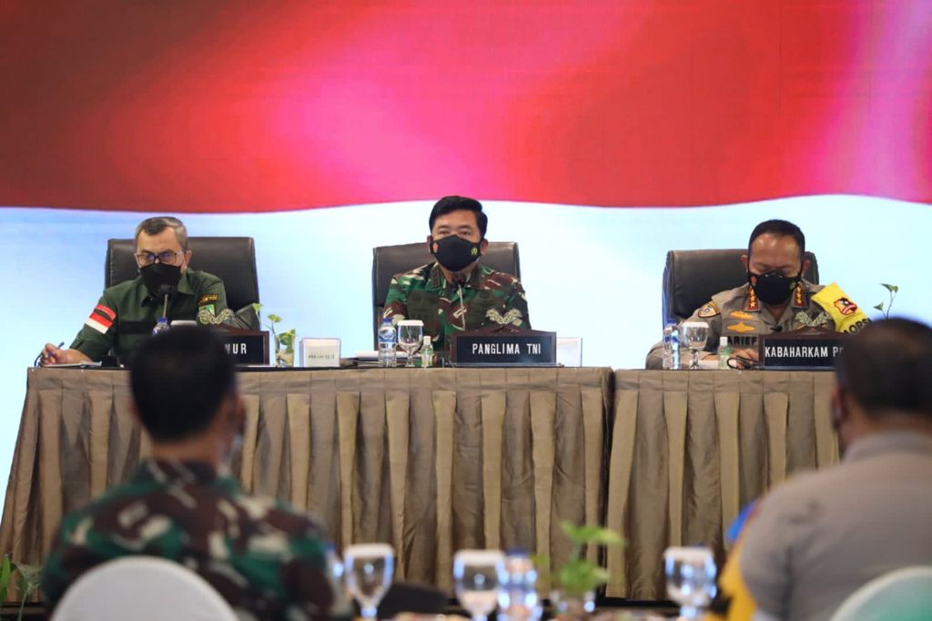 Panglima TNI : Kasus Konfirmasi Turun, Namun Riau Harus Tetap Cermati Data dan Dinamika di Lapangan