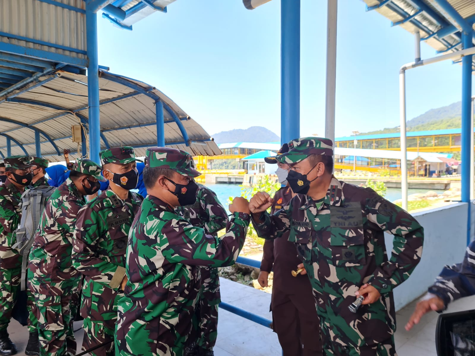 Danlanud Mus Sambut Kunker Danlantamal I Di Pelabuhan Balohan Sabang