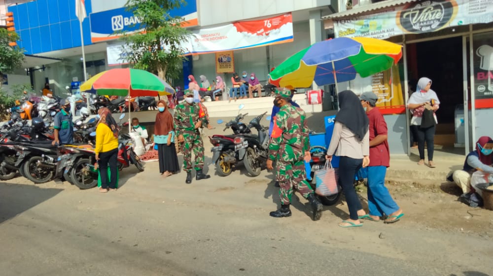 Guna Memutus Penyebaran Covid 19 Koramil 0801/08 Tulakan Sosialisasi Prokes