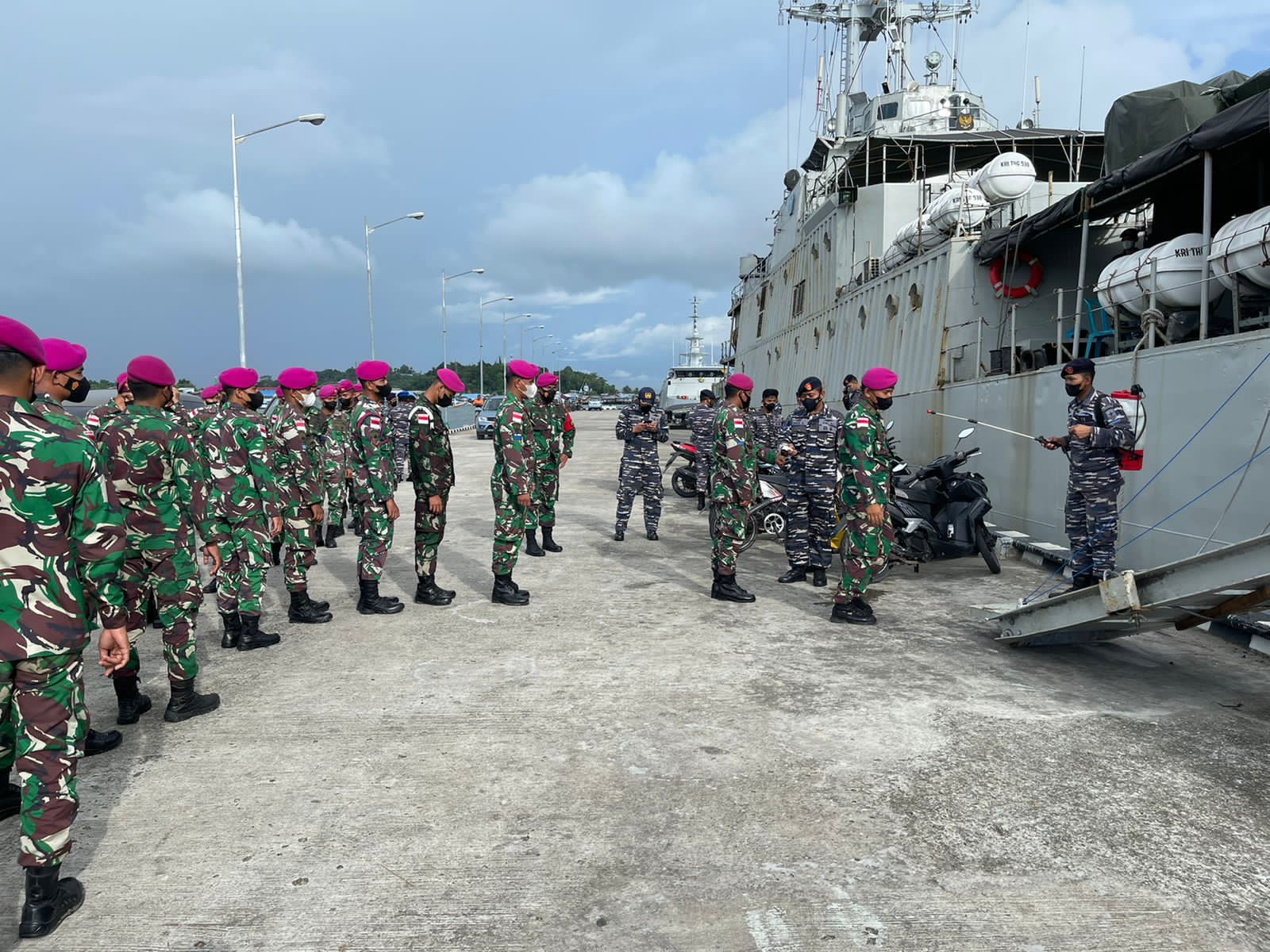 Kolinlamil Tetap Dukung Satgas Pengamanan Pulau Terluar, Selama Masa Pandemi Covid 19