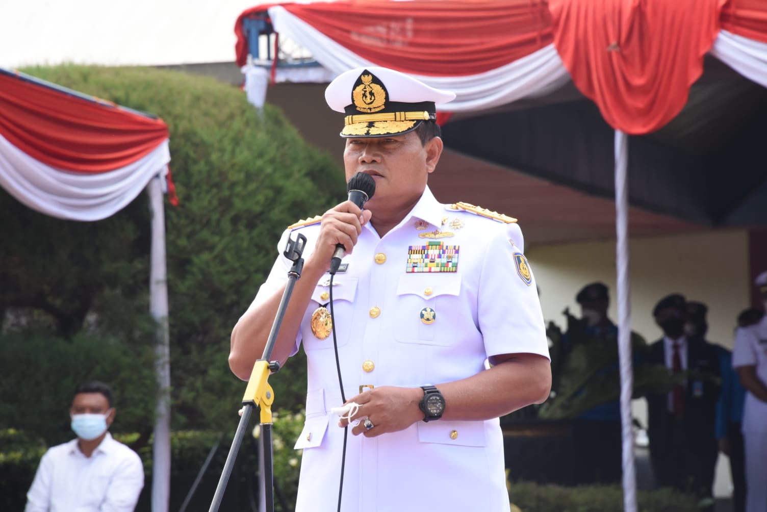 Kasal Hadiri Penutupan Pendidikan Dasar Kedisiplinan dan Kepimpinan (PDK) SMA Taruna Nusantara