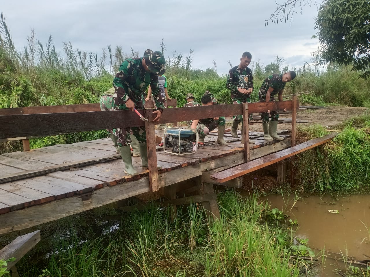 Pengerjaan Jembatan TMMD Capai 85 Persen