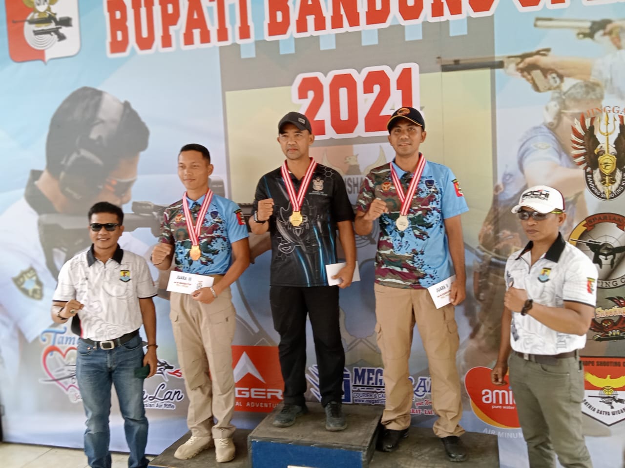 Mabes TNI AL Juarai Lomba Menembak Bupati Bandung Championship 2021