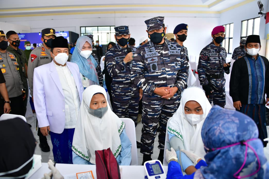 Kasal Dukung Vaksinasi Covid-19, Persiapan Pembelajaran Tatap Muka Santri