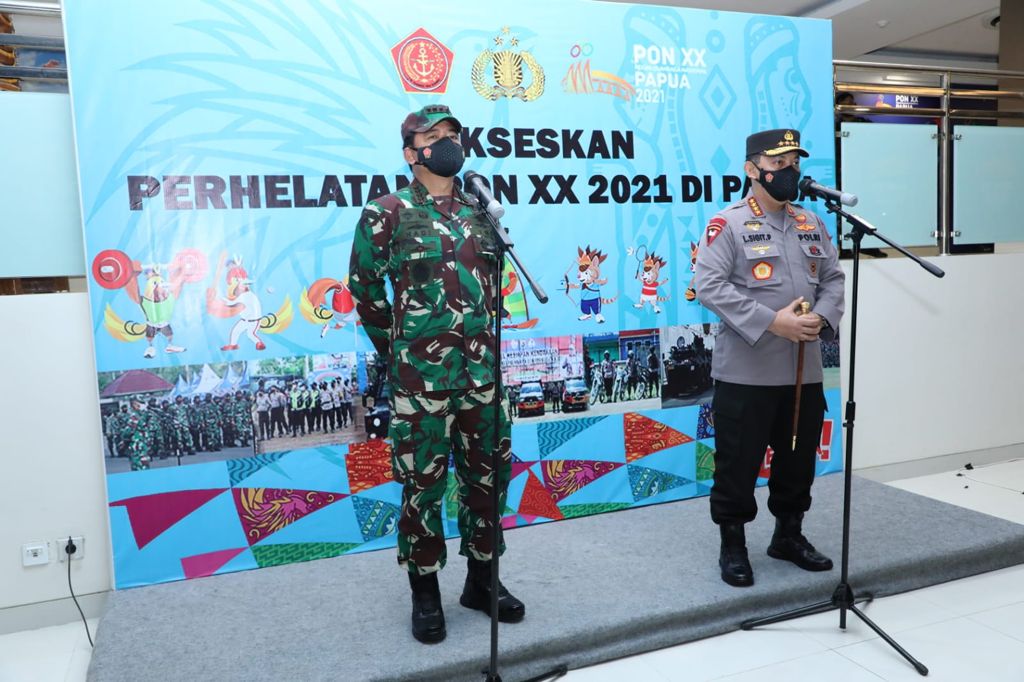 Panglima TNI Tinjau Kesiapan Keamanan dan Gladi Pembukaan PON XX