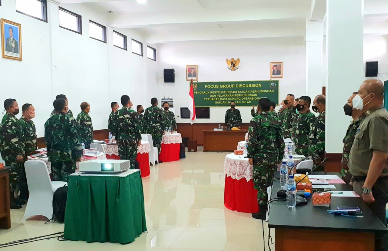 Kadislitbangad Buka Focus Group Discussion (FGD) Program Litbanghan TA. 2021