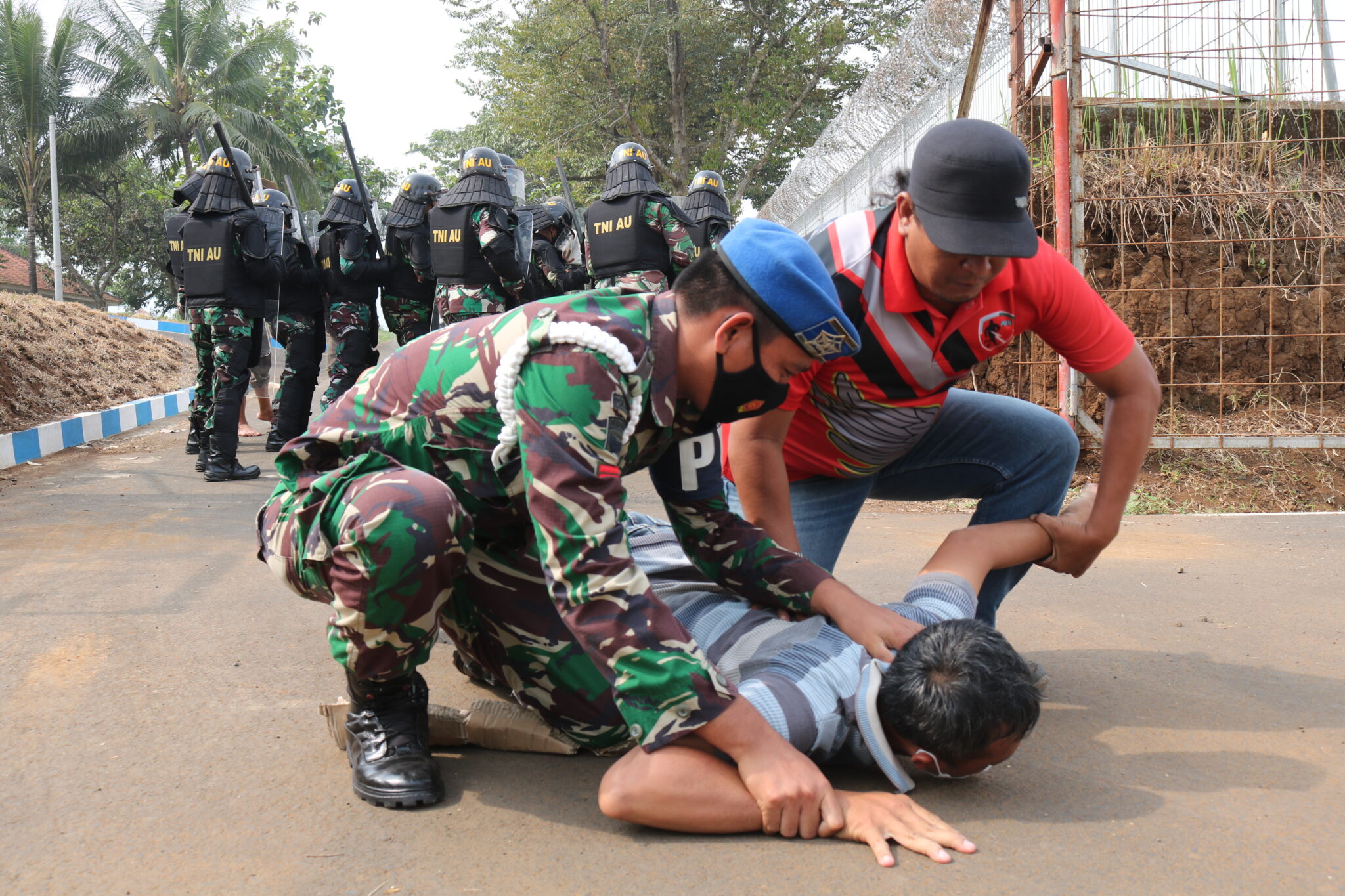 Lanud J.B. Soedirman Adakan Latihan PHH