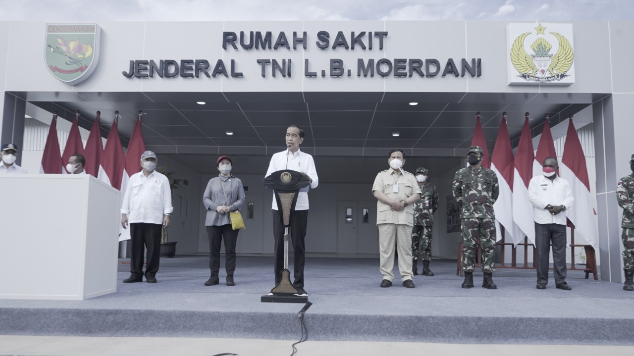 Presiden RI Joko Widodo Resmikan Rumkit Tercanggih di Merauke