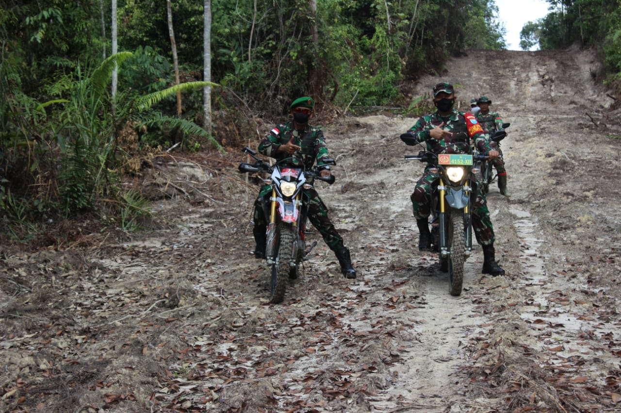 Satgas TMMD Ke 112 Kodim 1016 Palangka Raya Terima Kunjungan Wasev Kodam XII Tanjungpura