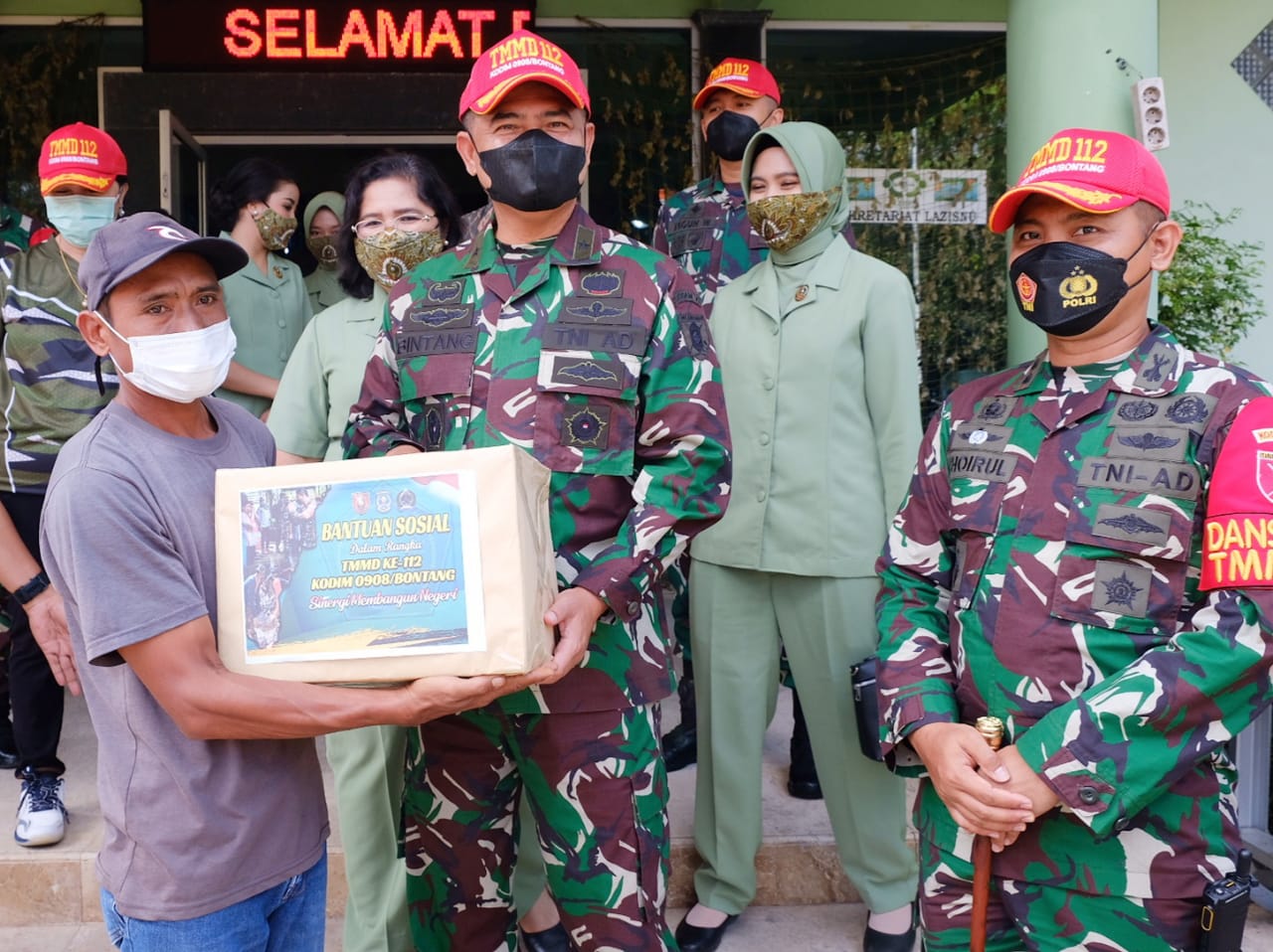 Kasdam VI/Mulawarman Tinjau Pelaksanaan TMMD ke 112 Kodim 0908/Bontang