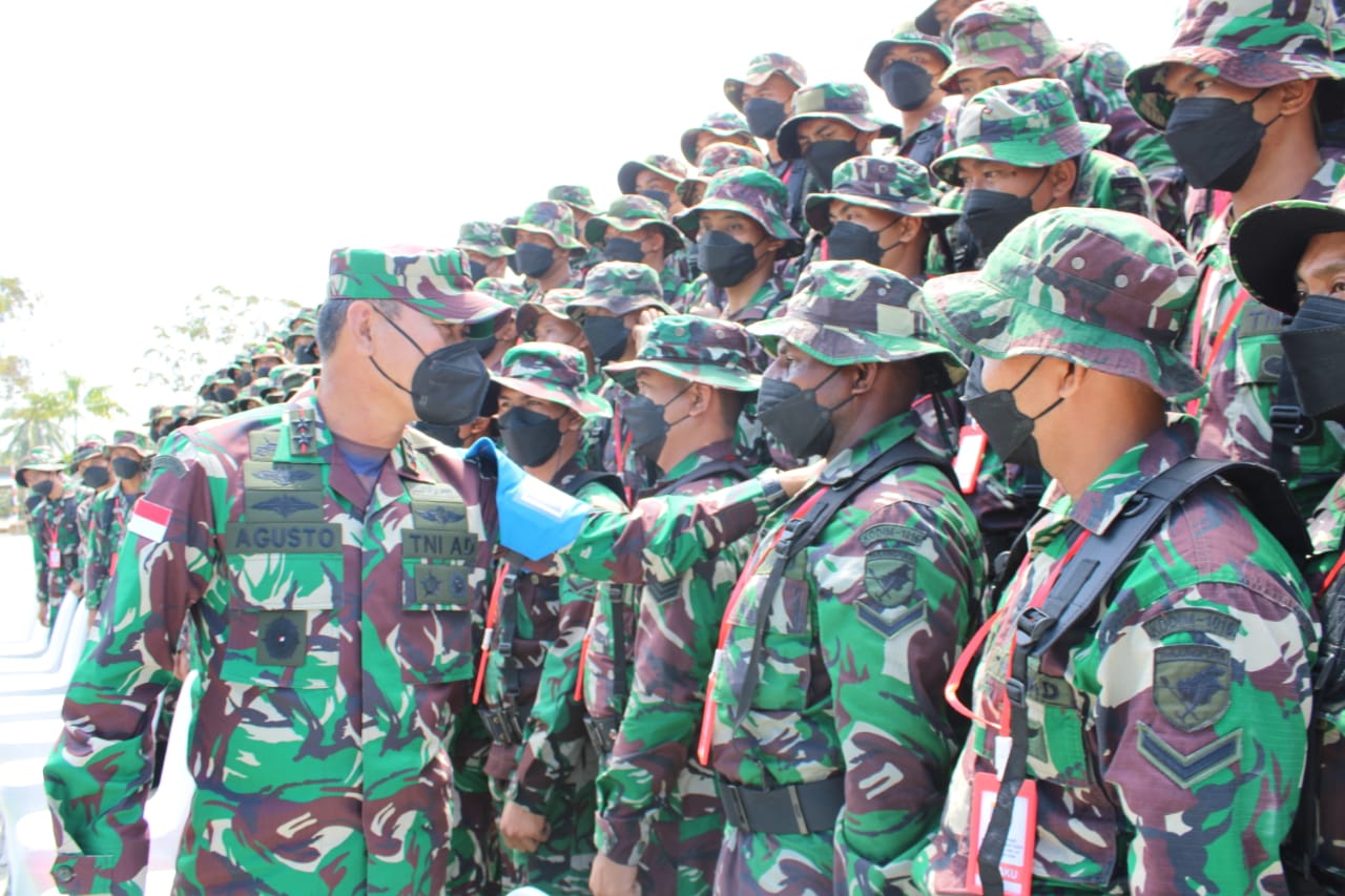 Buka Latihan Pratugas, Pangdam XII/Tpr Ingatkan Prajurit Tidak Lupa Berdo’a