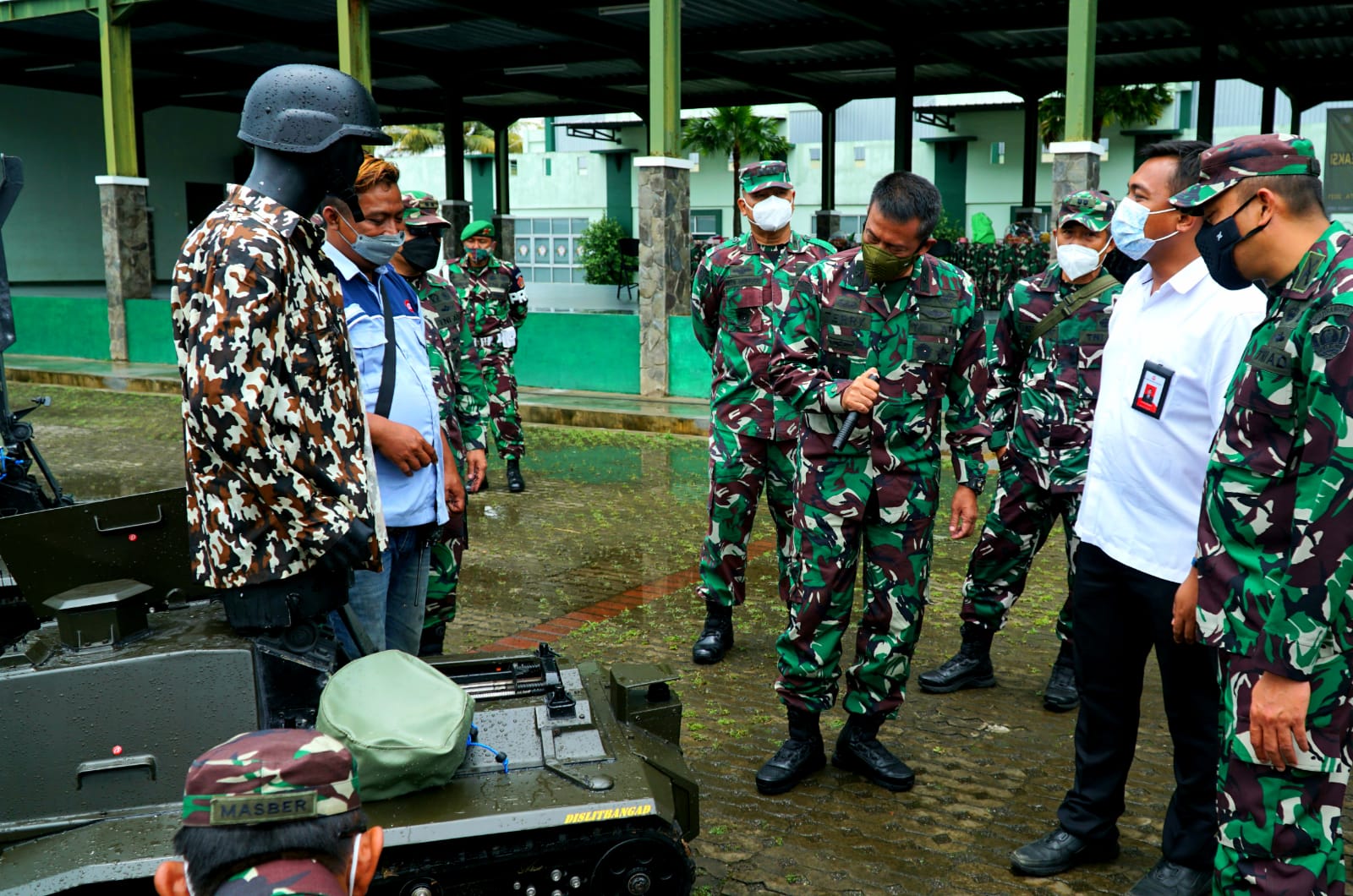 Dislitbangad Uji Fungsi Prototipe Robot Training Tembak ReaksI Integrated Program Litbanghan