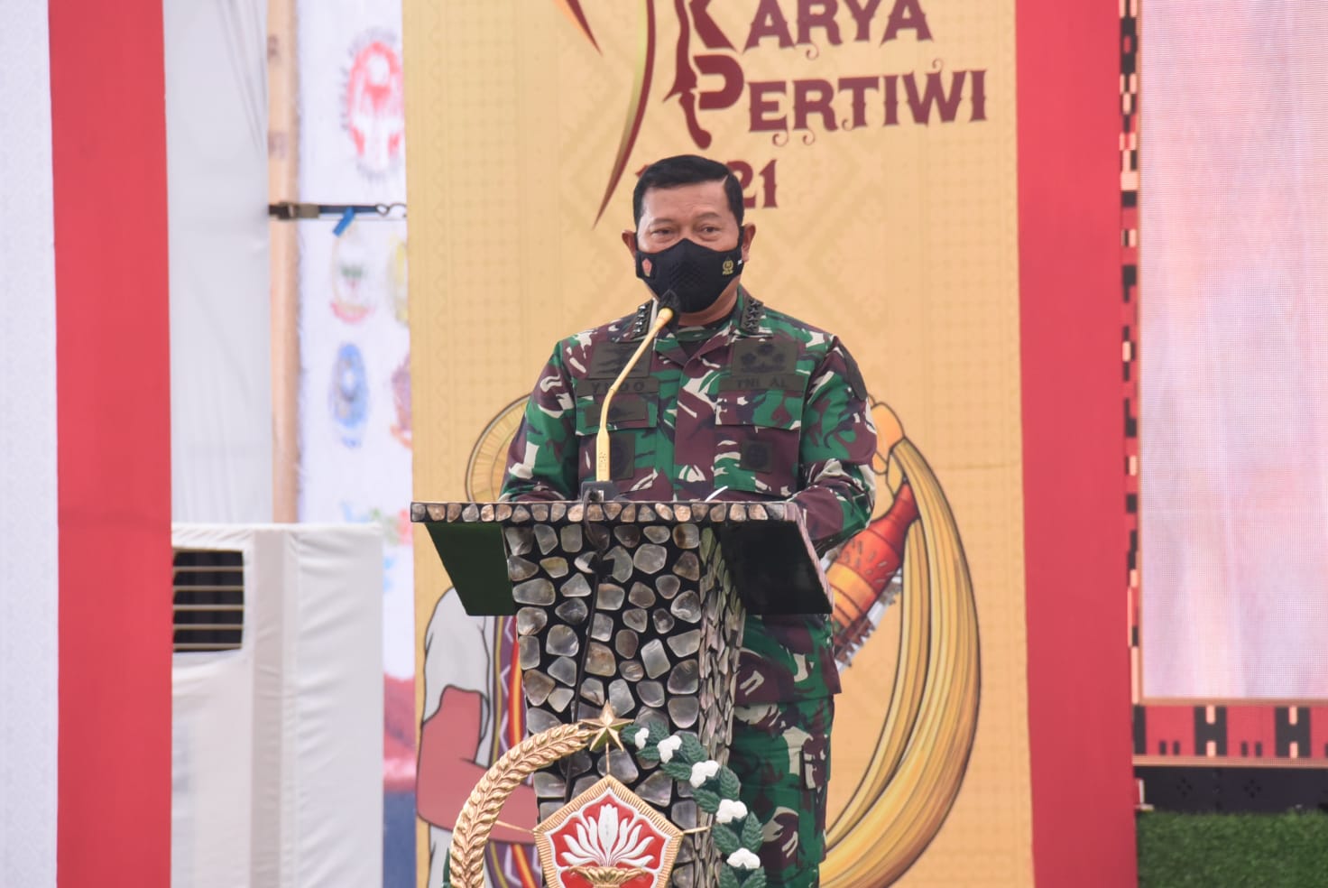 Kasal Wakili Panglima TNI Buka Event Gebyar Karya Pertiwi 2021