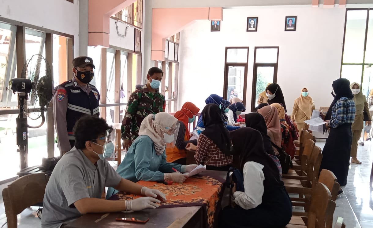 Jemput Bola, Puskesmas Pati 1 Sasar Vaksinasi Pelajar SMKN 3 Pati