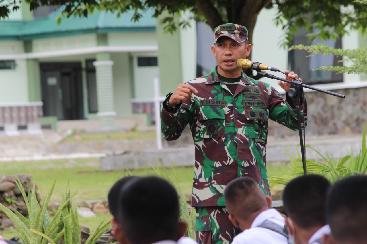 Ini Penekanan Kasrem 142/Tatag Kepada Calon Tamtama TNI AD