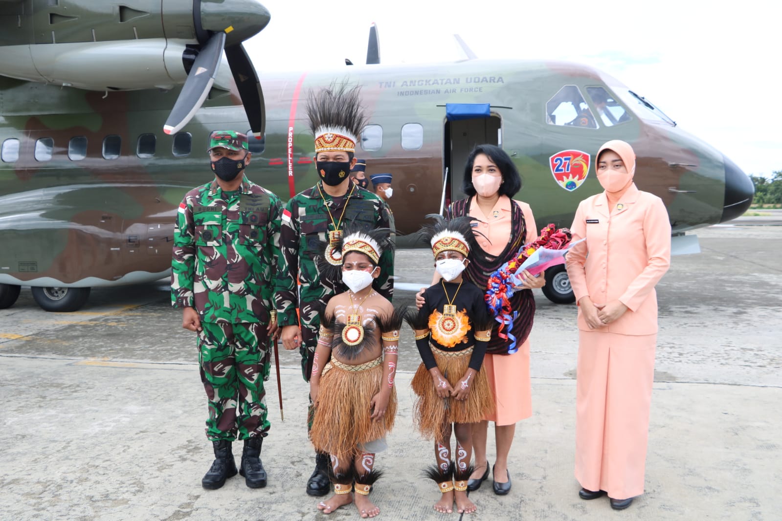 Pangkoopsau III Melaksanakan Kunjungan Kerja di Lanud Silas Papare Jayapura