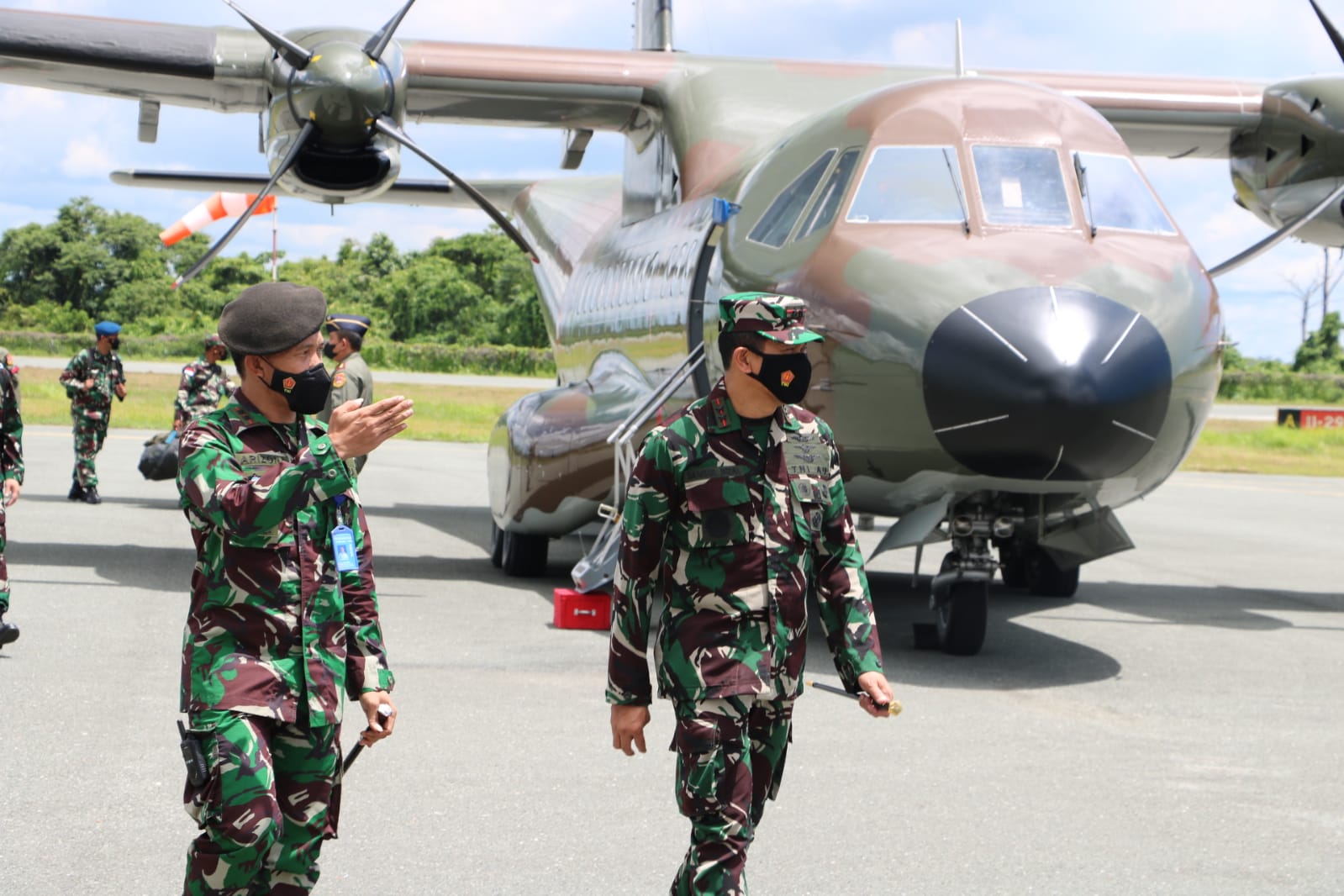 Pangkopsau III Tinjau Pembangunan Rencana Pembentukan Lanud Saumlaki